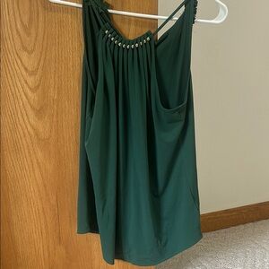 Michael Kora Elegant Green Sleeveless Top